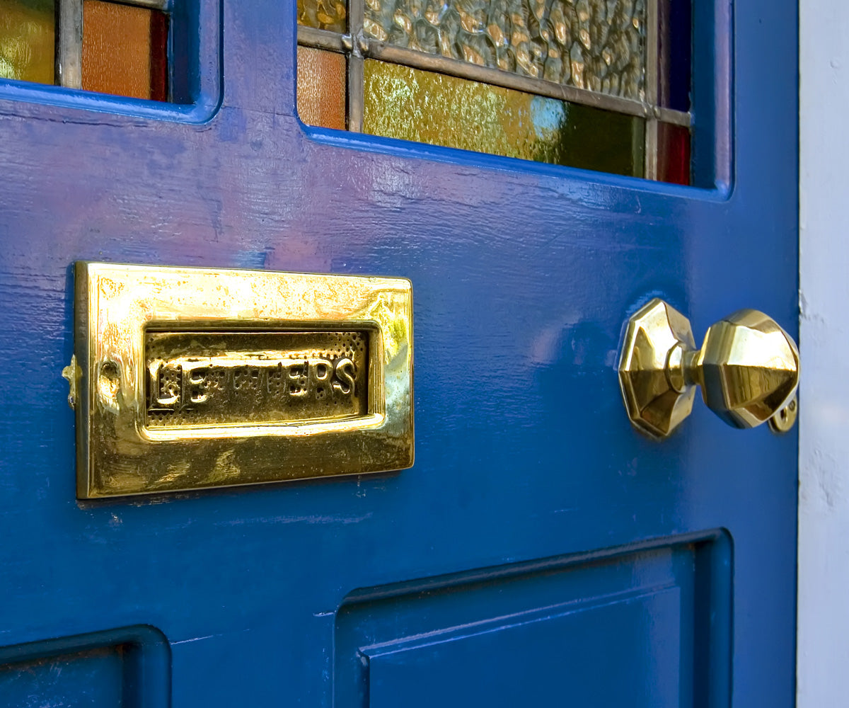 Solid Brass Victorian Style Door Lever Handles - 200mm – Blue Finch  Interiors