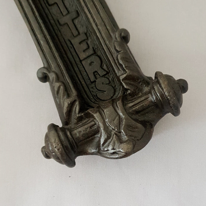 Cast Iron Bat Knocker & Letterbox