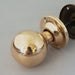 Antique 1920s/30s Brass Door Knobs