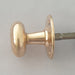 Antique 1930s Brass Bun Door Knobs