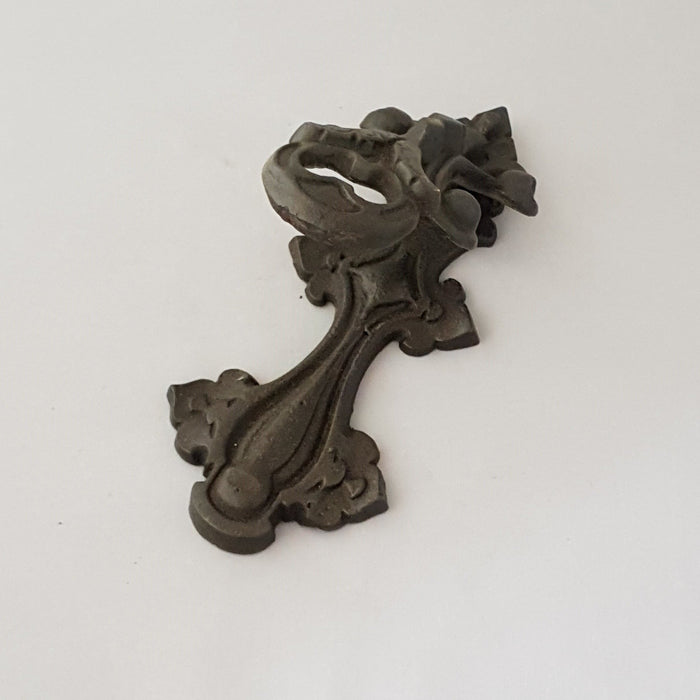 Casdt Iron 1800s Antique Door Knocker