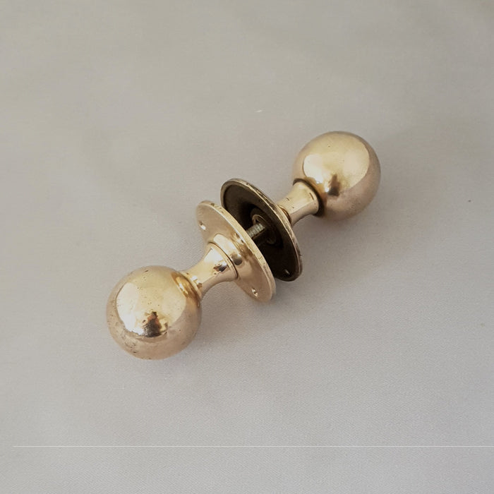 Antique Early 1900s Ball Door Knobs