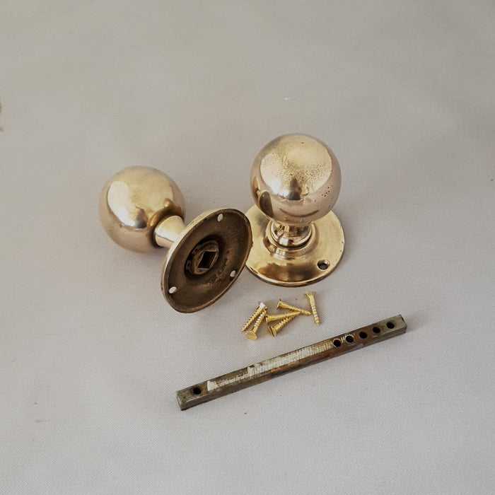 Early 1900s Antique Ball Door Knobs