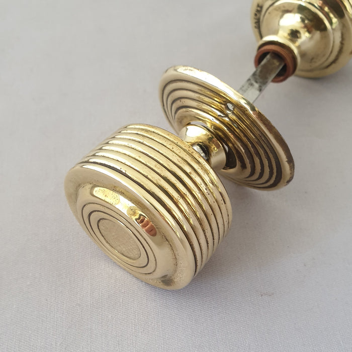 Antique Early 1900s Beehive Rim Lock Knobs