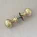 Large 1930s Beehive Door Knobs