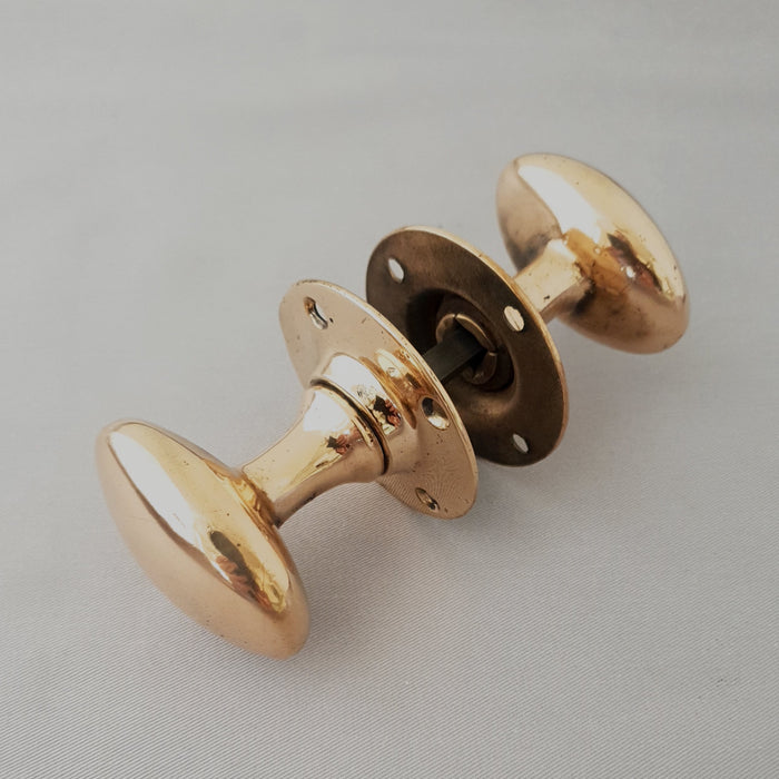 Late Victorian Oval Door Knobs