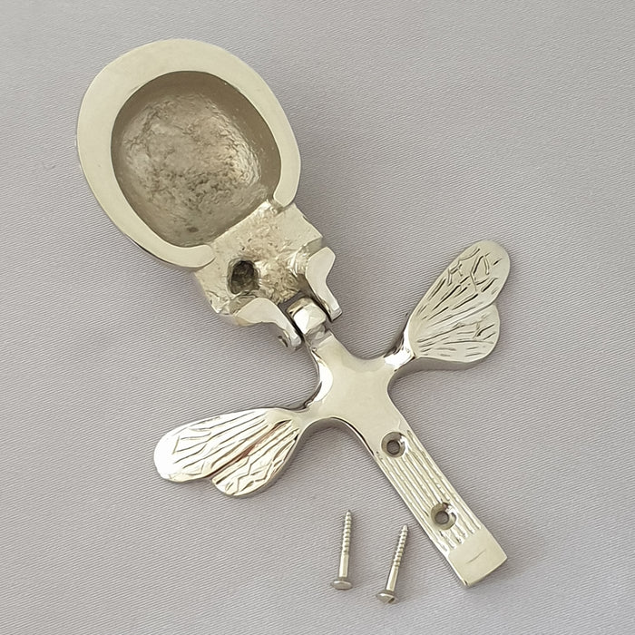 Bee Nickel Front Door Knocker