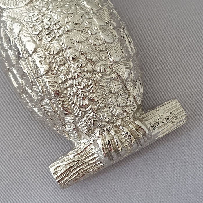 Owl Nickel Front Door Knocker