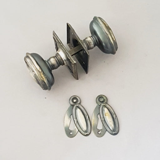 Edwardian Oval Knobs & Escutcheons