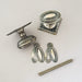 Edwardian Antique Oval Knobs & Escutcheons