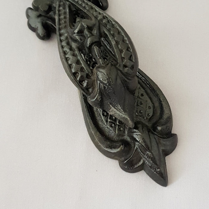 Antique Early 1900s Iron Door Knocker